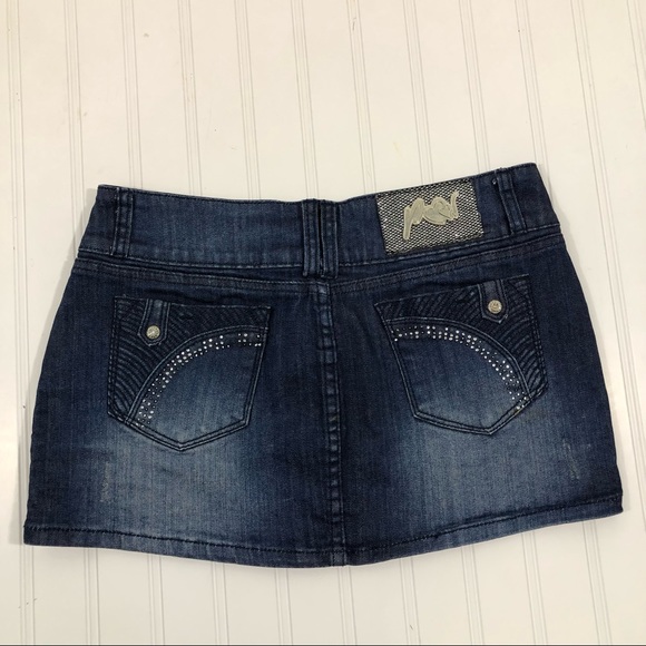 Blue jeans skirts - Picture 2 of 5